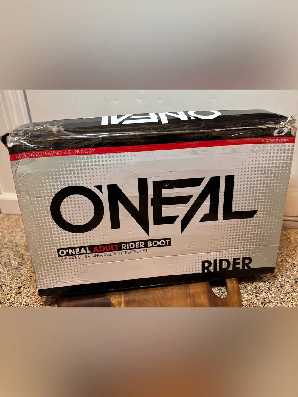Oneal Rider Pro Size 12 Black Racing Pro Motocross Sport Boots 0325-110 MX